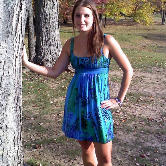 Dillards Printed Dress - Picture 4 of 6